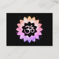 *~* Budista Espiritual Yoga Om Aum Lotus Flor