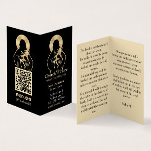 Tarjeta De Visita Buen Pastor Jesús