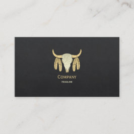 Tarjeta De Visita Buffalo Skull