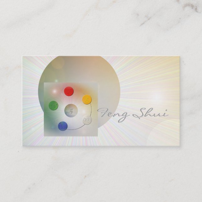 Tarjeta De Visita Buisnesscard de Feng Shui (Anverso)