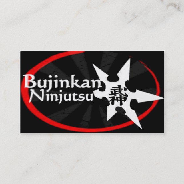 Tarjeta De Visita Bujinkan Ninjutsu (Anverso)