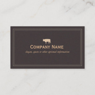 Tarjeta De Visita Bull Business Card