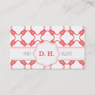 Tarjeta De Visita Bulldogs franceses