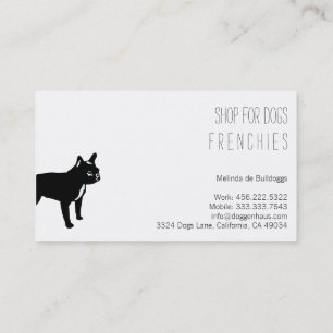 Tarjeta De Visita Bulldogs franceses