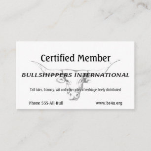 Tarjeta De Visita Bullexpedidores Miembros internacionales