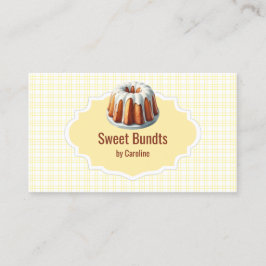 Tarjeta De Visita Bundt Cake Bakery