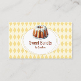 Tarjeta De Visita Bundt Cake Bakery