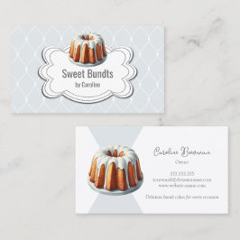 Tarjeta De Visita Bundt Cake Bakery