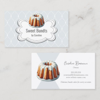Tarjeta De Visita Bundt Cake Bakery