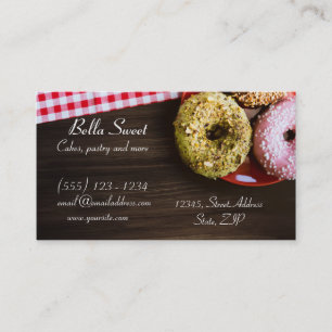 Tarjeta De Visita Buñuelos deliciosos