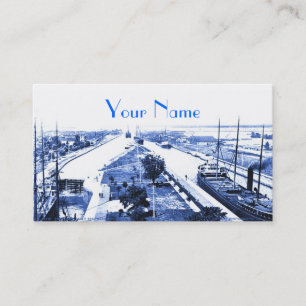 Tarjeta De Visita Buque Vintage USA