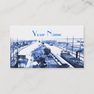 Tarjeta De Visita Buque Vintage USA