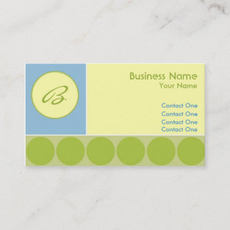 Tarjeta De Visita Burbbles Boy Business Cards