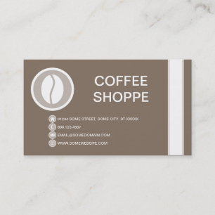 Tarjeta De Visita burbuja de BEBÉ DE CAFÉ