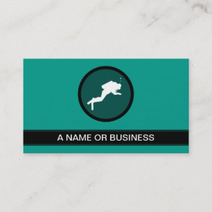 Tarjeta De Visita burbuja del verde de mar del equipo de