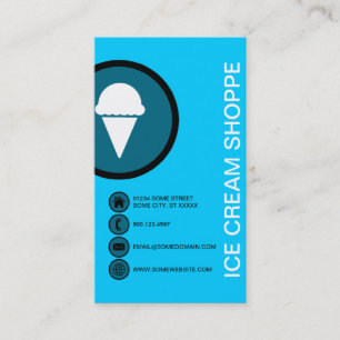 Tarjeta De Visita burbujas de ICE CREAM