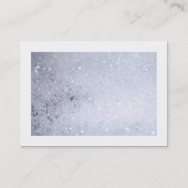 Tarjeta De Visita Burbujas de jabón (bordadas) (Anverso)