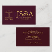 Burgundy Bufete de Abogados Columnas de Justicia