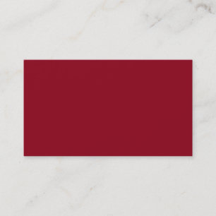 Tarjeta De Visita Burgundy Red Business Card
