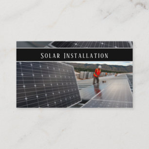 Tarjeta De Visita Bus de servicio de la Institución de Energía Solar