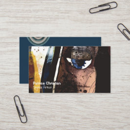 Tarjeta De Visita Buscar para conectar con empresas artísticas moder