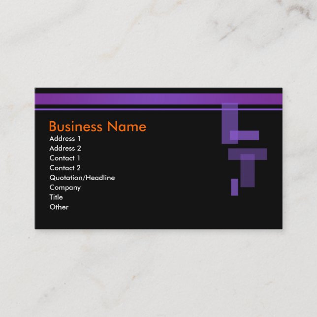 Tarjeta De Visita business_card (Anverso)