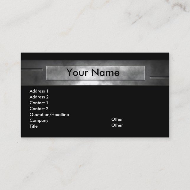 Tarjeta De Visita business_card (Anverso)