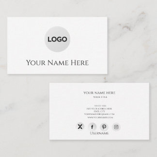 Tarjeta De Visita Business Card