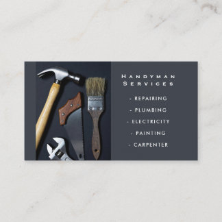 Tarjeta De Visita Business card for handyman home services