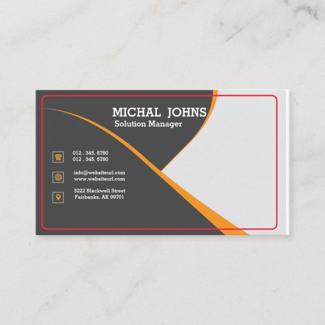Tarjeta De Visita Business card online 2022, Business card design  (Anverso)