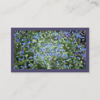 Tarjeta De Visita Business Card, "Stained Glass"