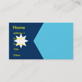 Tarjeta De Visita Business Card with Flag of Minnesota