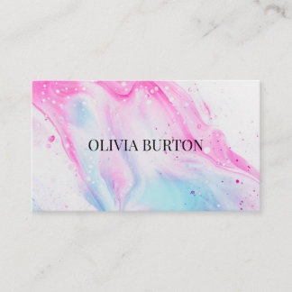 Tarjeta De Visita Business card with stripe.