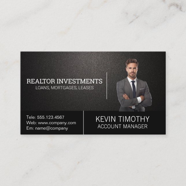 Tarjeta De Visita Business Professional | Finance (Anverso)