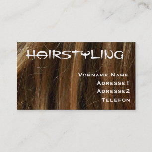 Tarjeta De Visita Businesscard Hairstylist