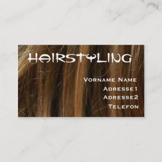Tarjeta De Visita Businesscard Hairstylist