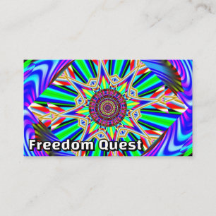 Tarjeta De Visita Búsqueda de Libertad (Puedes Cambiar Las Palabras)