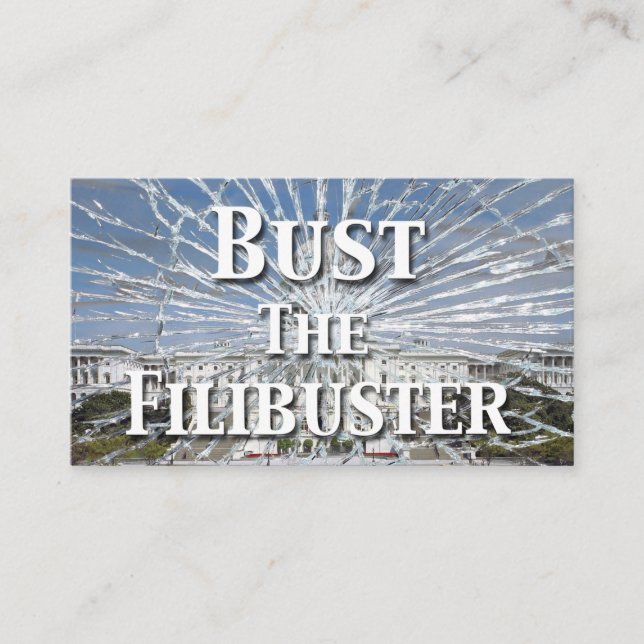 Tarjeta De Visita Bust The Filibuster (Anverso)