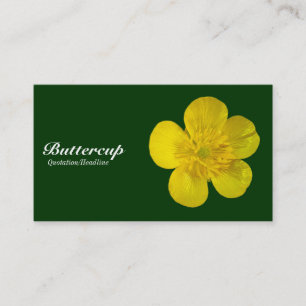 Tarjeta De Visita Buttercup - Verde oscuro 003300