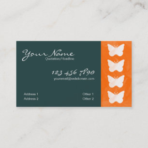 Tarjeta de visita Butterflies - V2