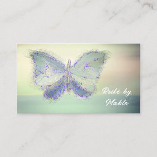 Tarjeta De Visita Butterfly, Reiki, Healer, Lifecoach