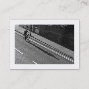 Tarjeta De Visita BW en bicicleta
