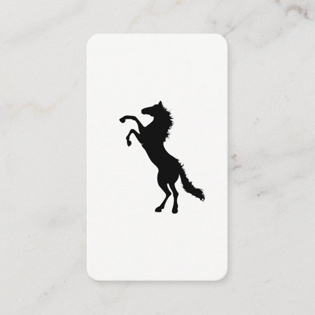 Tarjeta De Visita Caballo (Anverso)