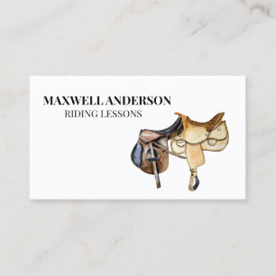 Tarjeta De Visita Caballo acuático de equitación