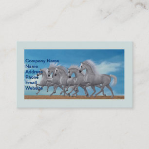 Tarjeta De Visita Caballo Árabe