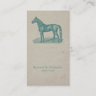 Tarjeta De Visita Caballo de Viantage