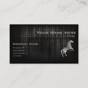 Tarjeta De Visita Caballo del Grunge