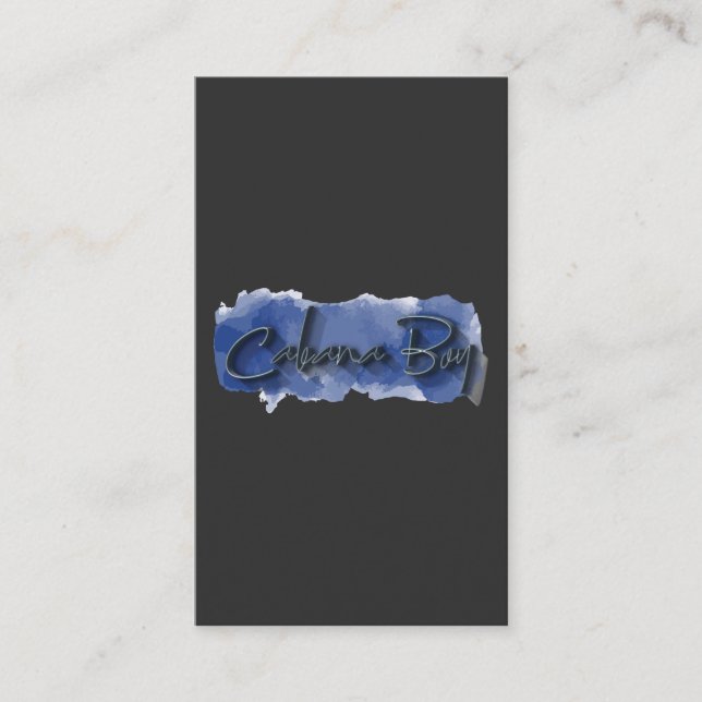 Tarjeta De Visita cabana boy T-Shirt (Anverso)