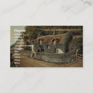Tarjeta De Visita Cabaña suiza, Lee (Devon), Inglaterra Photochro