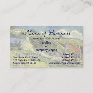 Tarjeta De Visita Cabañas de Vincent van Gogh